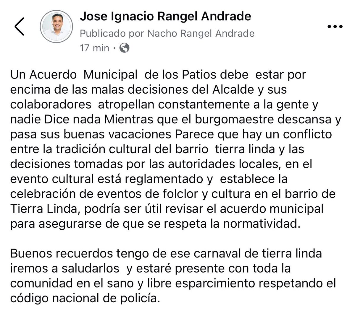 Jose Ignacio Rangel Andrade (@joseitorangel) on Twitter photo 