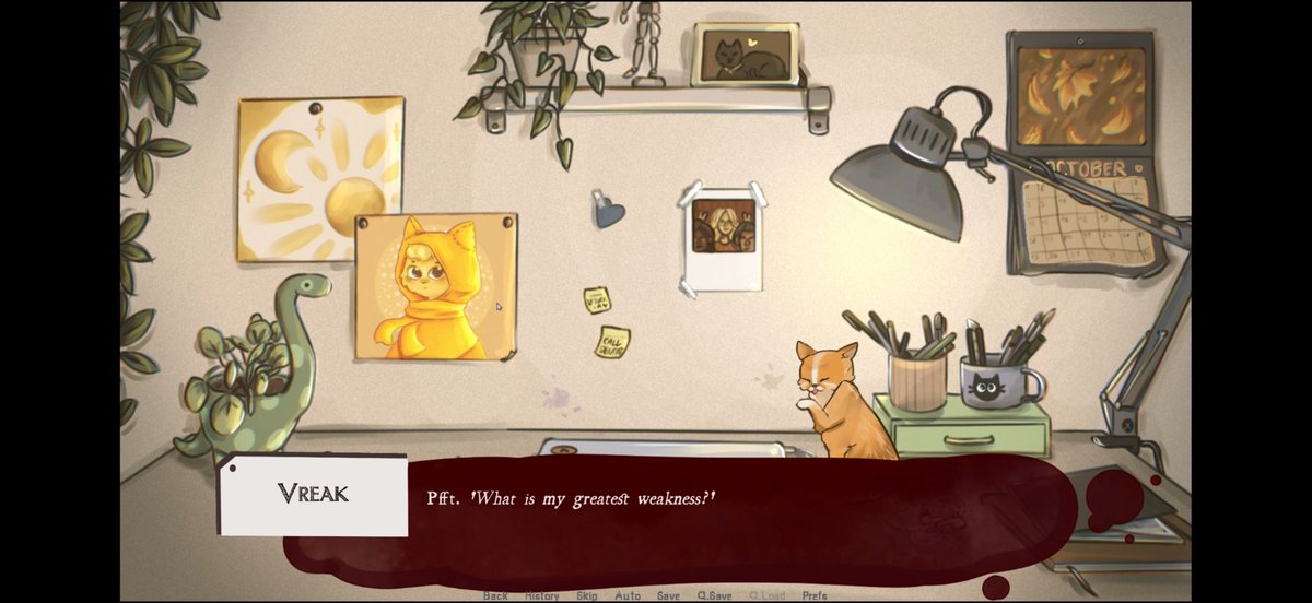 witch_mote's tweet image. Small previews from the indie horror dating sim I’m working on 🖤👁️👁️ >> @vreakish for more