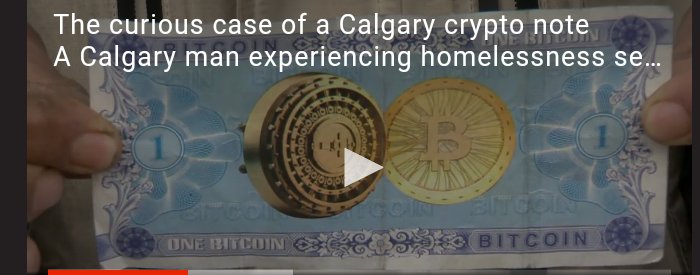 TheNatureFather's tweet photo. A man in Calgary Canada was handed a Bitcoin note allegedly. Do you think this is real the crypto world is evolving if so! Comment your thought below!!
#bitcoinnote
#Bitcoin
#cryptocurrency
#CryptoNews
#BitcoinCash https://t.co/1DxJrZNfPp