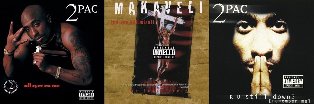 2PacCharts's tweet photo. Tupac was the first rap artist to have three albums reach 500k in first-week sales. https://t.co/n17iA0GgtR