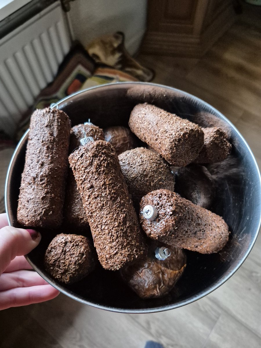 De bruine fruitschaal