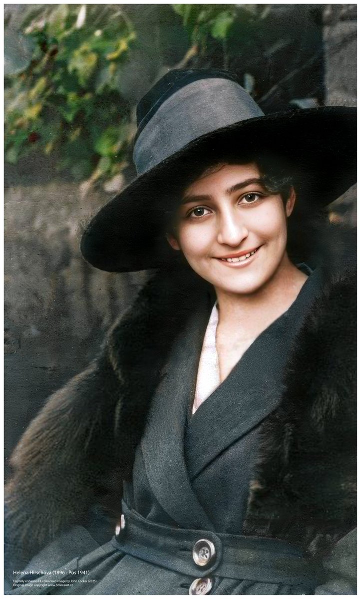 On this day in 1896, a Czech Jewish woman was born. On the 16 Oct 1941 she was deported to Łódź Ghetto where she perished. Her name was Helena Hirschová