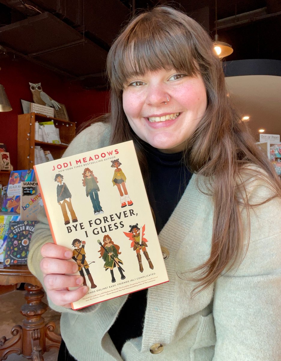 Bards Alley Bookshop (@bardsalley) on Twitter photo Jodi Meadows recently released the sweetest new middle grade to hit the shelves! BYE FOREVER, I GUESS is the warmest story about how friendships change, and finding the right people without changing who you are 🫶
Great for ages 10-14, pick yours up today! <a href="/HolidayHouseBks/">Holiday House Publishing, Inc.</a> Jodi Meadows recently released the sweetest new middle grade to hit the shelves! BYE FOREVER, I GUESS is the warmest story about how friendships change, and finding the right people without changing who you are 🫶
Great for ages 10-14, pick yours up today! <a href="/HolidayHouseBks/">Holiday House Publishing, Inc.</a>