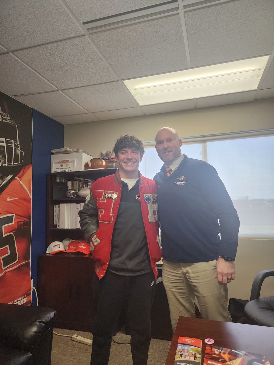 Andrew Clemons (@drewski0003) on Twitter photo After a great conversation with <a href="/CoachBuddah/">Mike Budziszewski</a>, I’m happy to announce that I’ve received my 3rd offer to play at the next level. Thank you to <a href="/CoachHolleyCU/">Garren Holley</a> & <a href="/CoachBenMathias/">Ben Mathias</a> as well as the entire Carroll staff! Go Pios!
<a href="/HorlickFootball/">Horlick Football</a>
<a href="/MJ_NFLDraft/">Mark Johnson</a>
<a href="/PrepRedzoneWI/">Prep Redzone Wisconsin</a> After a great conversation with <a href="/CoachBuddah/">Mike Budziszewski</a>, I’m happy to announce that I’ve received my 3rd offer to play at the next level. Thank you to <a href="/CoachHolleyCU/">Garren Holley</a> & <a href="/CoachBenMathias/">Ben Mathias</a> as well as the entire Carroll staff! Go Pios!
<a href="/HorlickFootball/">Horlick Football</a>
<a href="/MJ_NFLDraft/">Mark Johnson</a>
<a href="/PrepRedzoneWI/">Prep Redzone Wisconsin</a>