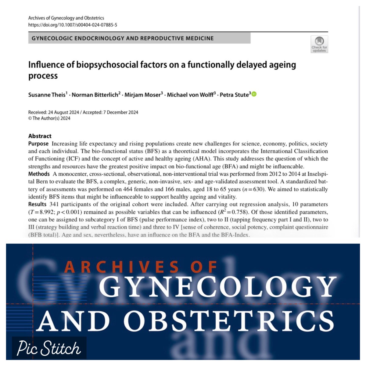Archives of Gynecology and Obstetrics tweet media