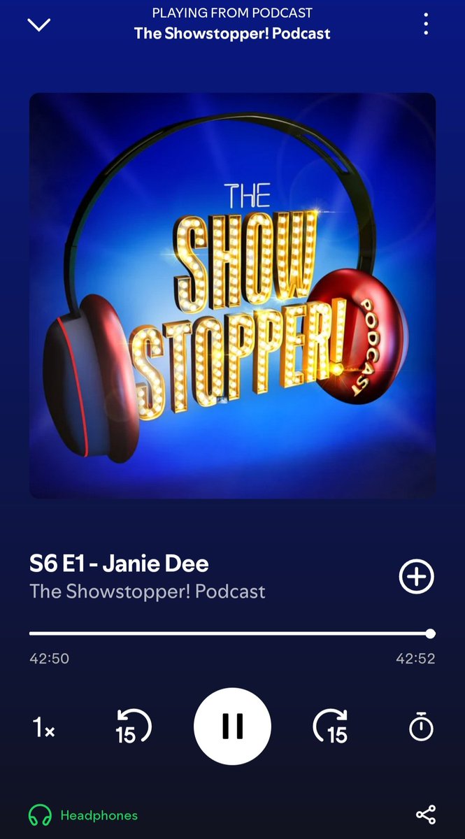 Delightful, Sondheim, nature driven episode of the brilliant <a href="/TheShowstoppers/">Showstopper! The Improvised Musical</a> podcast! A beautiful story of <a href="/Deejanie/">Janie Dee</a> 's Dad and oh to have her courage to feel the fear &amp; do the thing. Every ep should have a shout-out to legendary <a href="/SuzRos/">Suzanna Rosenthal</a> - the glue to this wonderful company 🙌