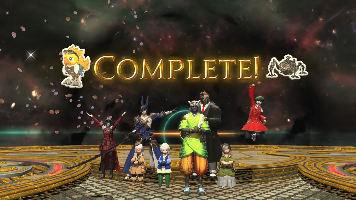 moncha_game's tweet photo. Xではお久しぶりのむーんです〜

絶アレキクリアしたよ！🎉
初絶でかつ零式以上にコミュニケーションが必要なコンテンツだったけど、素晴らしい固定メンと一緒に楽しみながら到達できました〜✨️
周回も頑張る！

#FF14　#絶アレキ https://t.co/qs98GvOWNb