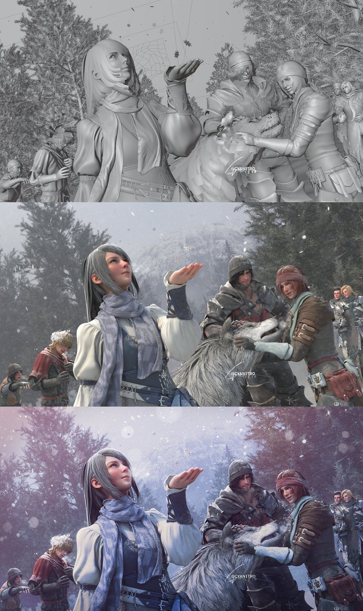 Cyan ― 3D Artist tweet media