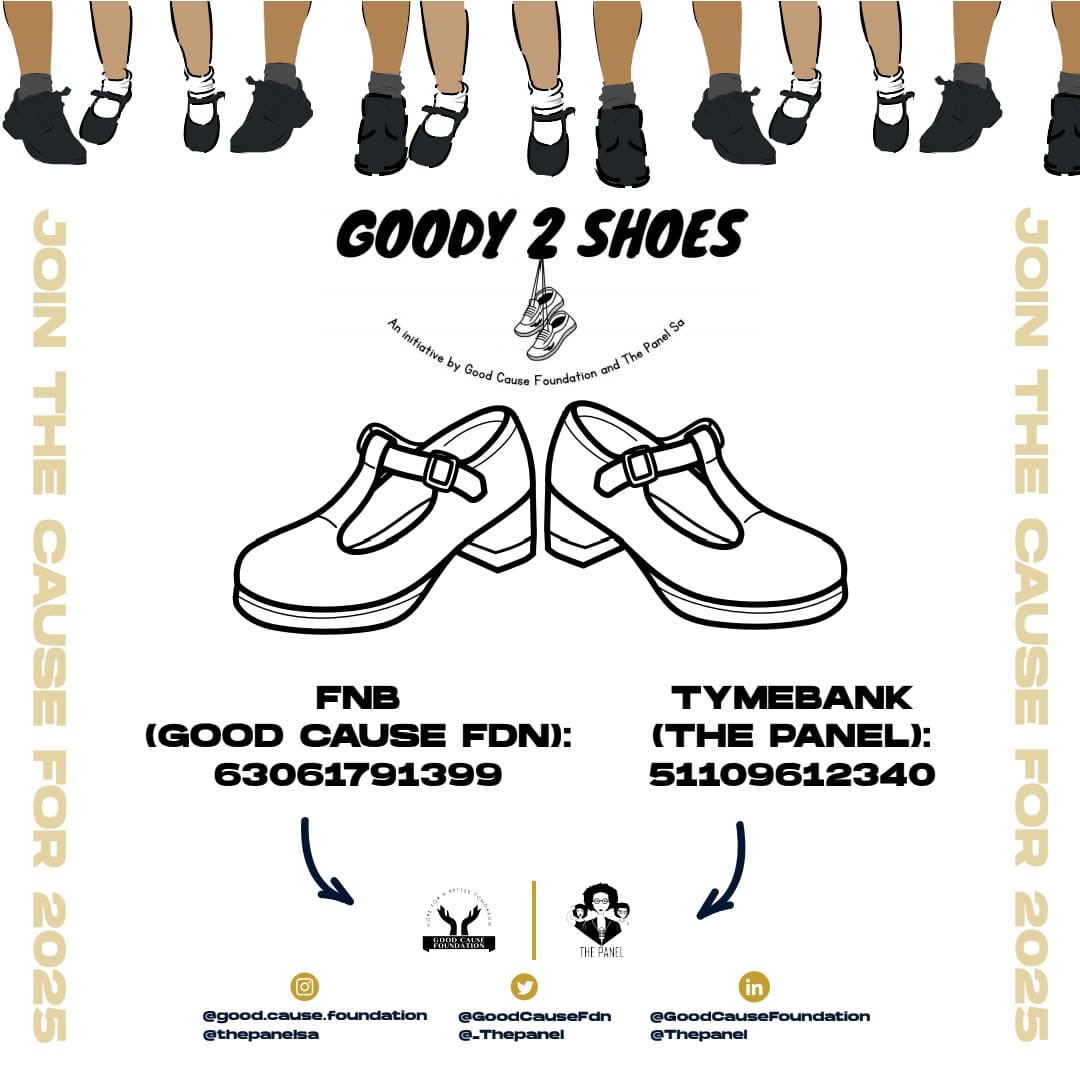 GoodCauseFdn's tweet image. Happy New Year🥳

. T’S BACK2SCHOOL for our future leaders. We’re once again calling on everyone to assist us in our efforts to assist those in need by donating👞. Please do get into contact with us. 
Your assistance is appreciated already.

“THE PATH TOWARDS A BETTER FUTURE”🖤🤍