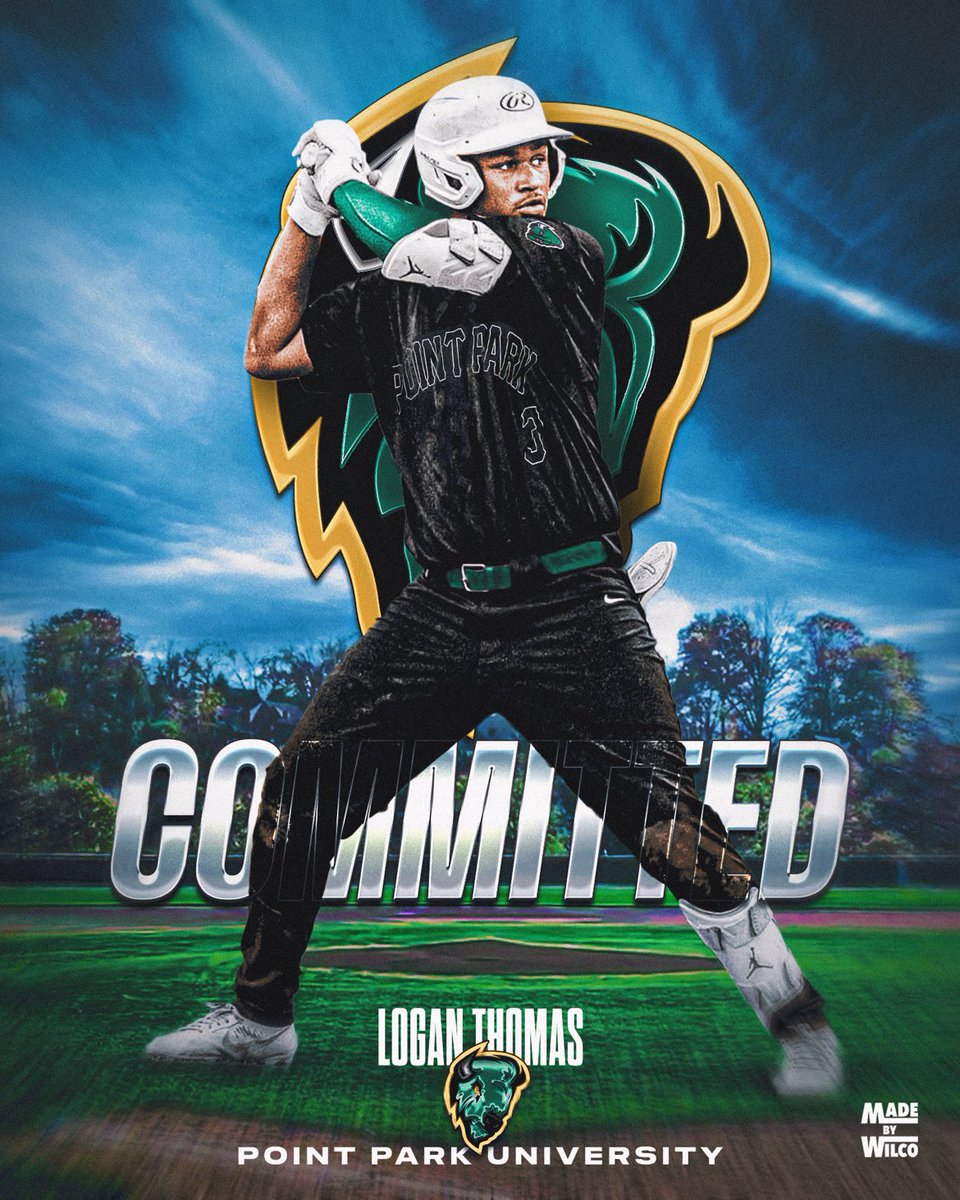 I would like to thank Coach Kim and Coach Torres for giving me the opportunity to play Division II Baseball at Point Park University. With that being said. I’m extremely excited to announce i will be continuing my academic and athletic career as Point Park University!