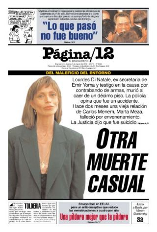 Los suicidios en el clan Menem.