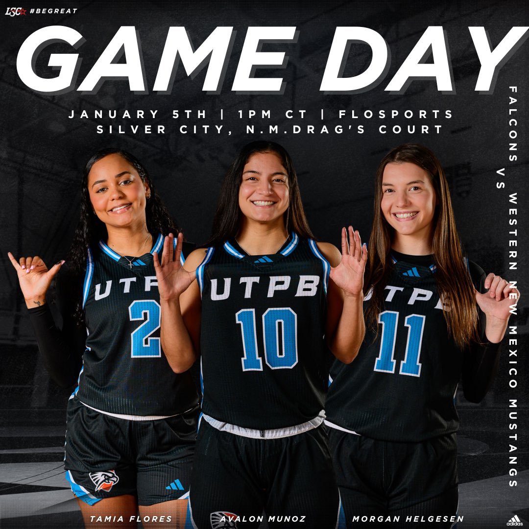 GAMEDAY ON THE ROAD! 
Come see us play or tune in at 1PM CT 

VS - Western New Mexico University 
📍- Silver City, NM, Drags Court 
🖥️-Streaming on ow.ly/b5ju50U3AwZ