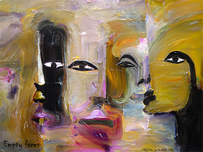 PhiloThilo's tweet photo. Empty faces
PhiloThilo Jan 5, 2025
#digitalart #abstractart #contemporaryart #emptyfaces #philothilo https://t.co/tSjzkFyqdx