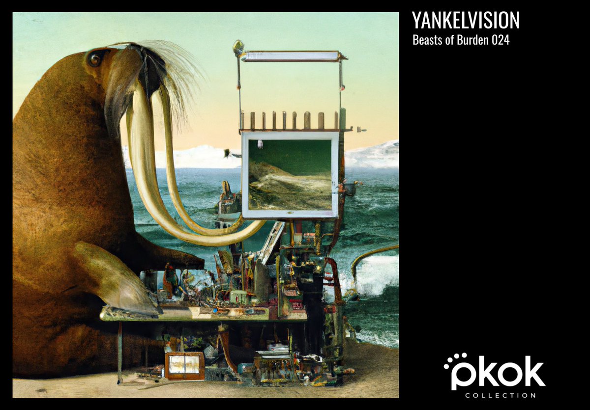 🦚 Sundays Fundays! 

From the Pkok Collection 

Beasts of Burden 024 by <a href="/YankelVision/">YankelVision</a> 

2024/Tezos