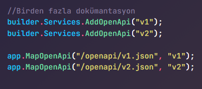 ℹ️ .NET 9 ile birlikte Microsoft, Swagger kullanımını varsayılan olmaktan çıkarmıştı ve API dokümantasyonunu daha entegre bir şekilde sağlayan OpenAPI'ye geçiş yapıldı. Bu değişiklik, dış bağımlılıkları azaltmayı ve API geliştirme süreçlerini sadeleştirmeyi hedefliyor.