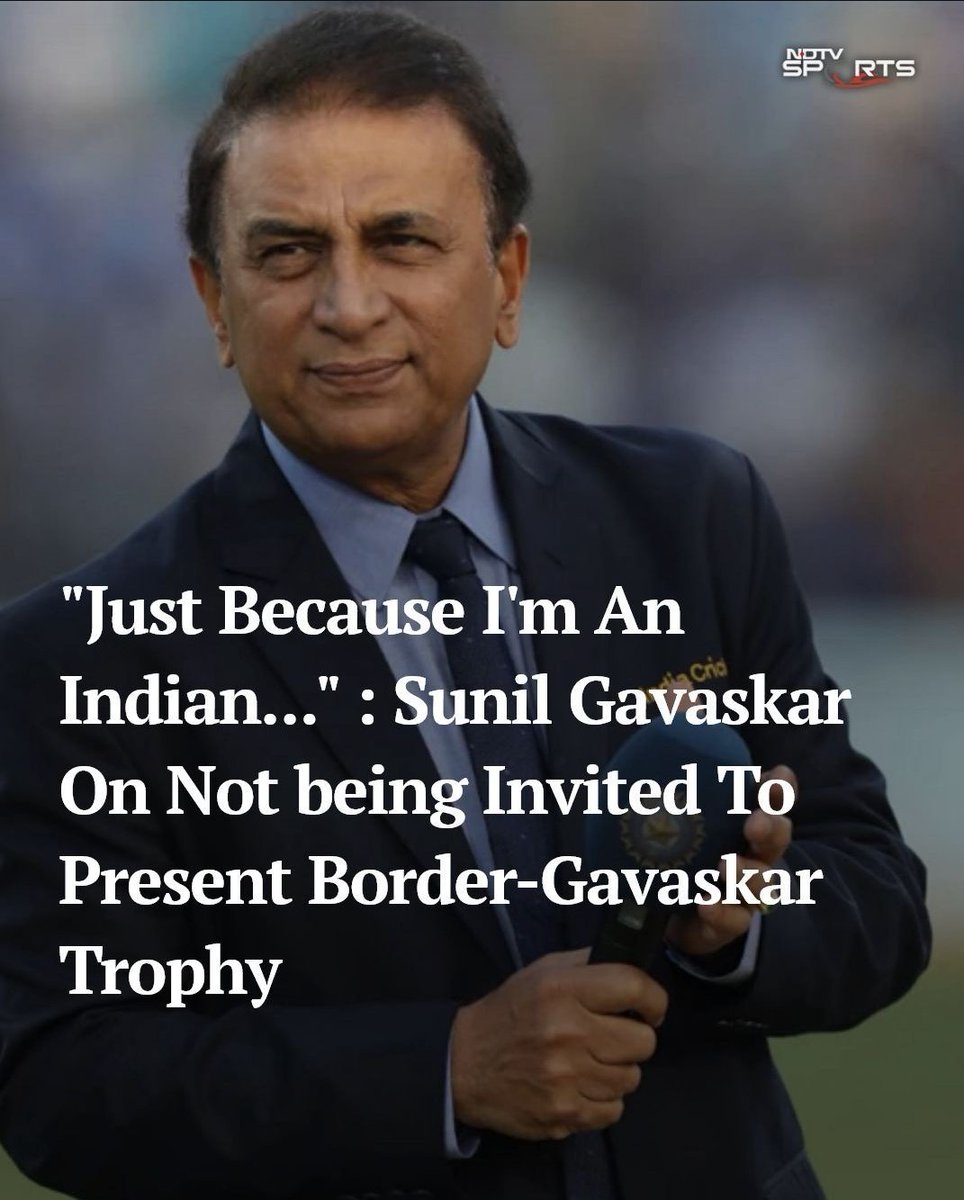 ernavendra's tweet photo. I do not watch cricket... But if I have been... I would have left to watch Australia's matches.. 
#Gavaskar @ndtvsports https://t.co/TyalCHqOIl