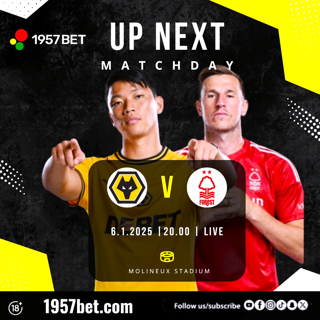 1957Bet's tweet photo. Desperate for safety, Vitor Pereira's Wolves face Nottingham Forest in a high-stakes Premier League showdown at Molineux Stadium. Can the hosts rise above the relegation zone in Matchweek 20?  

 Bet now 📲 https://t.co/uOvjvFtHAz  

#1957bet | #WOLNOF | #WinBig https://t.co/XKMNcS0oLF