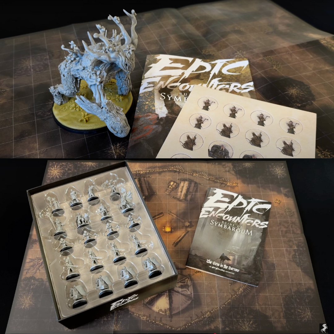 Something grim rumbles in the realm of Ambria, &amp; Always Board Never Boring is peeking into the darkness to discover just what adventures await in the upcoming Epic Encounters: Ruins of Symbaroum sets!

Check out the review here: youtube.com/watch?v=8nFxza…

#EpicEncounters #Symbaroum