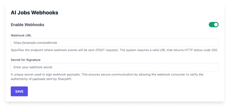 SharpAPI's tweet image. Webhooks at SharpAPI: because waiting for updates is so 2024. Get real-time notifications faster than you can say, 'AI job completed.' 🚀
Learn more: sharpapi.com/en/blog/post/a…"