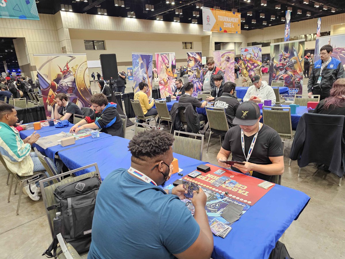 The Digigate has opened as our Top 16 players continue to battle in the North America Digimon Finals here at #BCGFest - Orlando. 
#Digimon #TCG 
<a href="/digimon_tcg_EN/">Official Digimon Card Game English Version</a>