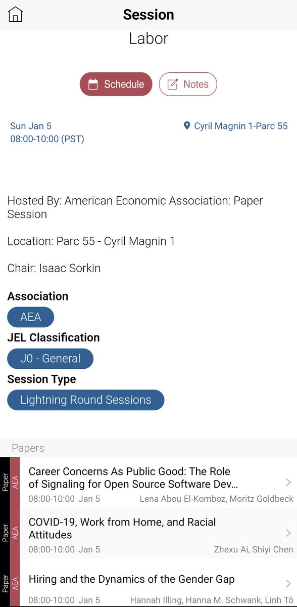 Labor Lighting Session starting in 10 minutes at Parc 55! Join us to learn about 8 cool papers in labor economics #ASSA2025