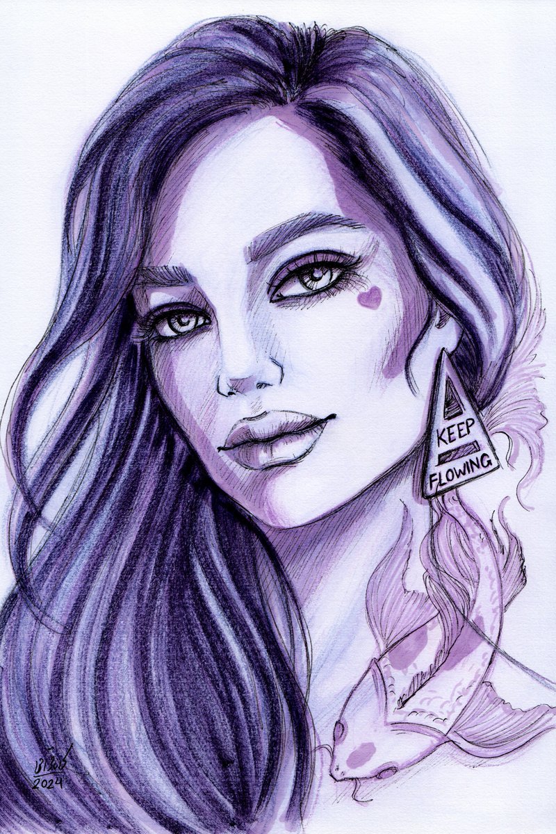 Uniqiana's tweet image. I'm a human &amp;amp; I'm happy when people connect with my art!! 😊🙌🏻💜💎
#seriously!

The "Fortune" collection 👇🏻
1/1 physical artwork