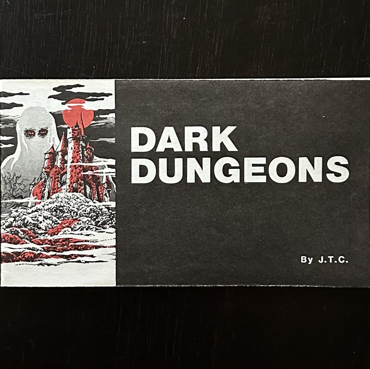 dnd__daily's tweet photo. Dark Dungeons (1984) (original print with Tolkien/Lewis reference) #DnD #DarkDungeons #TTRPG #JackChick https://t.co/kVMTkLyaw7
