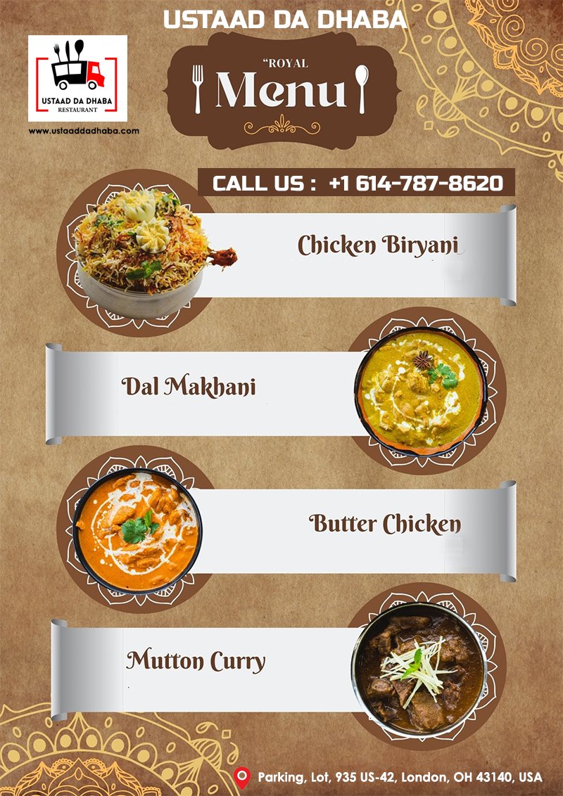 Varinde34981740's tweet photo. #ustaaddadhaba #PunjabiFood #dhabastyle #lunchtime #Dalmakahani #biryani #Rice #foodmenu #cateringservice #catering #indiancuisine #veg #nonvegetarian #indianfoodlovers #punjabi restaurant in near
Location: Parking, Lot, 935 US-42, London, OH 43140, USA
phone : (614) 787-8620 https://t.co/r1XOFu6B8F