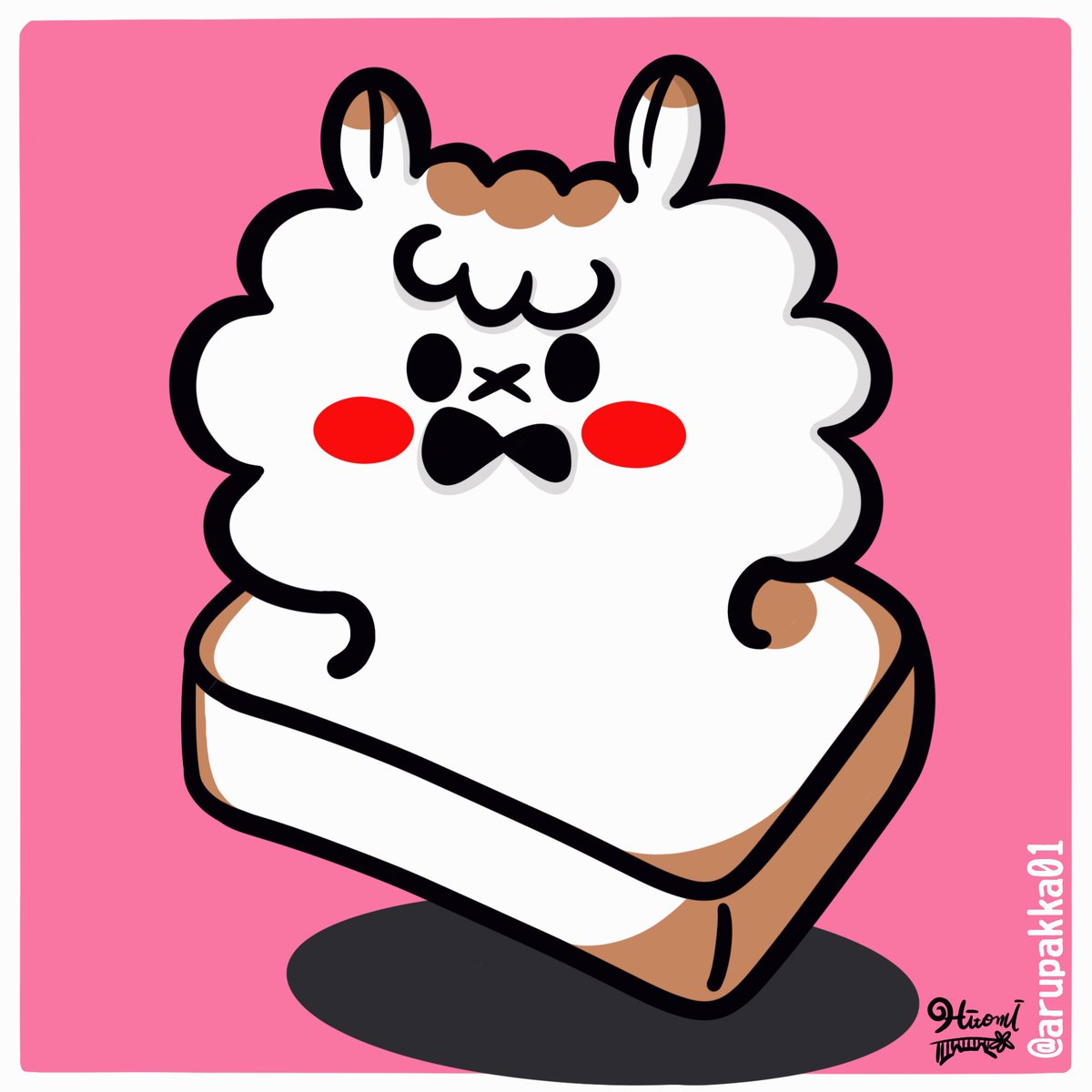 arupakka01's tweet photo. おもち(・×・)
MOTHI(・×・)

#スイーツ #sweet 
#Japanese #Japanesefood #JapaneseCuisine 
#アルパッカ  #イラスト #illustration https://t.co/NvnRgMf0sp