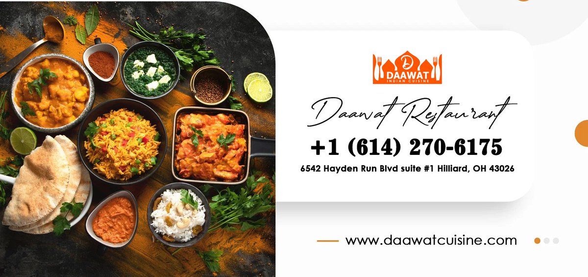 IndianDaawat's tweet photo. #Daawat #Indian #Cuisine #indianbread #yummyyummy #pakora #daawatfood #daawatcuisine #rice #chicken #Bestintown #mutton #Offer #restaurantlife #indianfoodie #Punjabifood #Food #restaurants #indianrestaurant #bestintown https://t.co/gEHocmG6c6  #Hilliard #hilliardohio #Ohio https://t.co/Ky7g7IWuY2