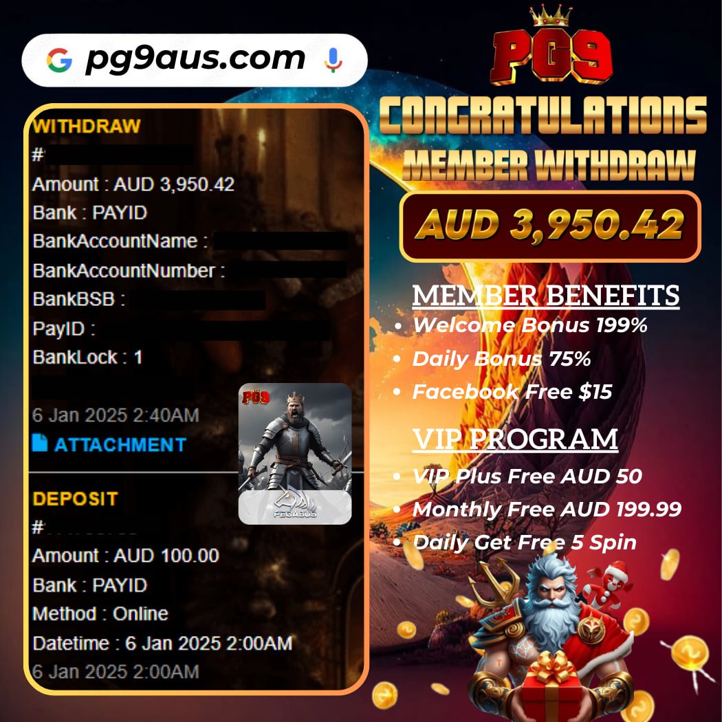 Pg9AUS's tweet photo. 𝐏𝐆𝟗 𝐑𝐨𝐲𝐚𝐥𝐭𝐲 𝐏𝐥𝐚𝐲𝐞𝐫 𝐂𝐚𝐬𝐡 𝐎𝐮𝐭 👑
🔥𝗖𝗮𝘀𝗵 𝗜𝗻= AUD 100
🔥𝗖𝗮𝘀𝗵 𝗢𝘂𝘁= AUD 3,950.42
🔝𝗣𝗹𝗮𝘁𝗳𝗼𝗿𝗺= PEGASUS   💯
🔝𝗖𝗮𝘁𝗲𝗴𝗼𝗿𝘆=  Slot Game💯

✅𝘝𝘦𝘳𝘪𝘧𝘪𝘦𝘥 𝘉𝘺 #𝘵𝘩𝘦𝘭𝘪𝘴𝘵
💰𝘈𝘤𝘤𝘦𝘱𝘵 𝘗𝘢𝘺𝘮𝘦𝘯𝘵 𝘔𝘦𝘵𝘩𝘰𝘥: 𝘊𝘳𝘺𝘱𝘵𝘰 𝘗𝘢𝘺𝘮𝘦𝘯𝘵, 𝘗𝘈𝘠𝘐𝘋, 𝘉𝘢𝘯𝘬 𝘈𝘤𝘤𝘰𝘶𝘯𝘵 𝘗𝘢𝘺𝘮𝘦𝘯𝘵

🛡𝙒𝙚𝙗 𝙇𝙞𝙣𝙠:  https://t.co/DToO7vjCE1
𝘊𝘰𝘯𝘵𝘢𝘤𝘵 𝘶𝘴: https://t.co/lcQKu70cQo
𝘙𝘦𝘨𝘪𝘴𝘵𝘦𝘳 𝘓𝘪𝘯𝘬:   https://t.co/Rj7zSDyYXj
🤖Freebies Bot: https://t.co/lk9SpmXngK