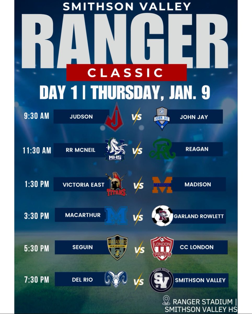 Smithson Valley Men’s Soccer tweet media