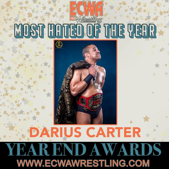 MrDariusCarter's tweet photo. The Awards Tell The Tale:

2024 @ECWA1967 Wrestler Of The Year.

2024 Most Hated Of The Year.

2024 Feud Of The Year.

And, Main Evented their 2024 Event Of The Year in Delaware.

Also, Day 478 as #ECWAChampion.

GREATEST OF ALL-TIME. 🏆🏅🏆🎖 https://t.co/KhcyPkEVQ7