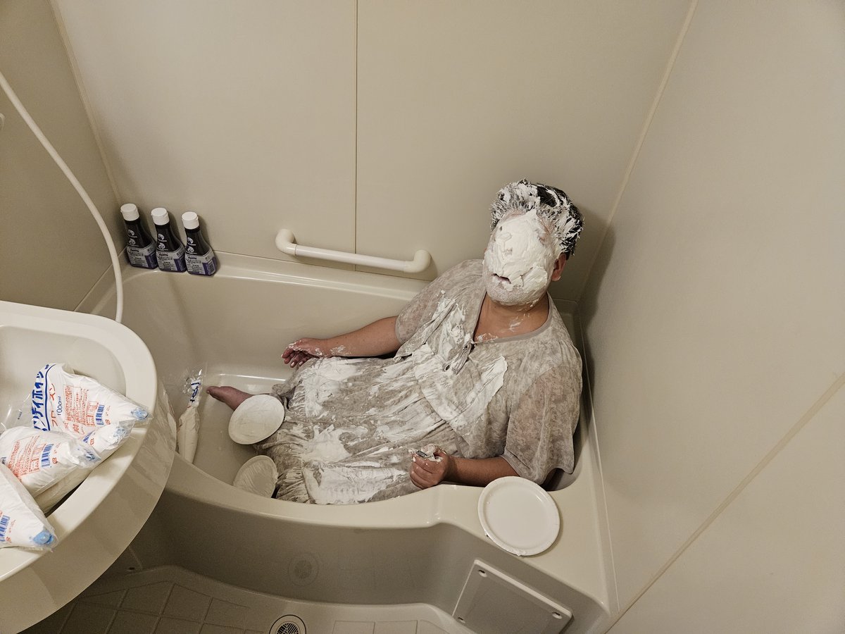 ワンピースでのまみれ遊びその1。