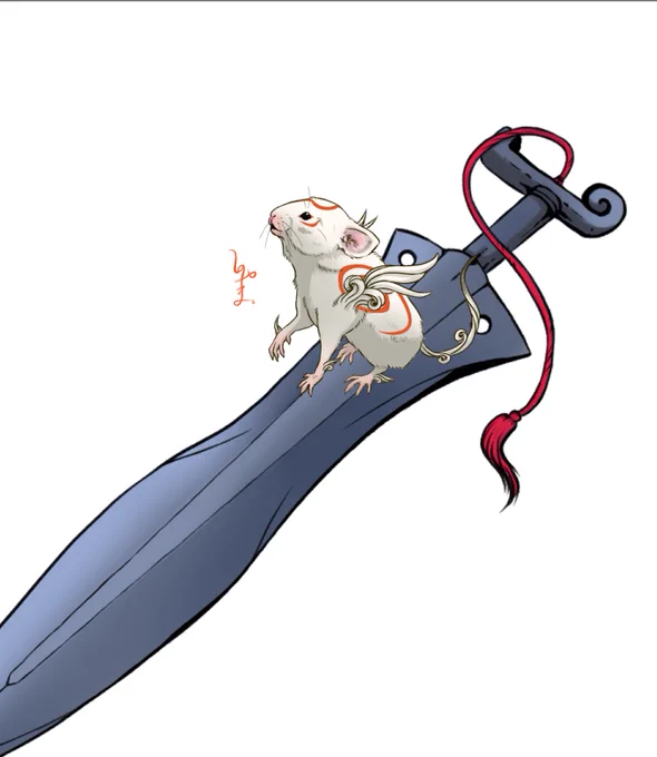今日は断神様とか描いた 
