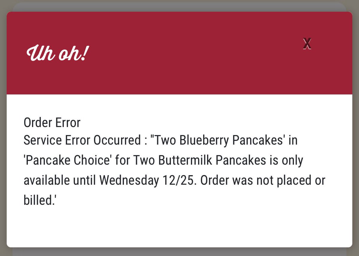 bengalexander's tweet photo. @CrackerBarrel do you ever order on your own website? Absolutely infuriating. Lets me order Chicken Tenders, customize entire meal, then rejects payment because chicken tenders not available till 10:30am. 

Me: fixes order 

Cracker Barrel: https://t.co/1YLeuueHvx