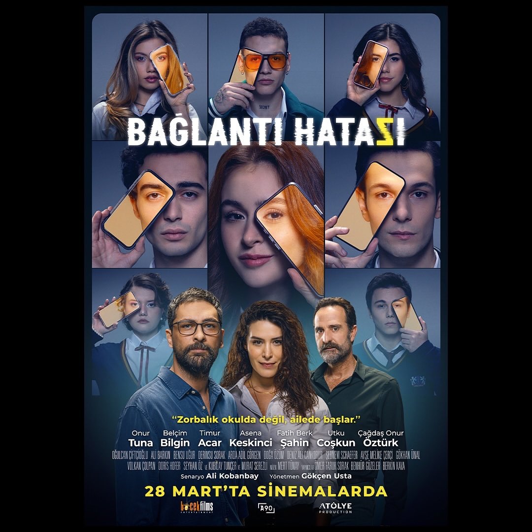 #UtkuCoşkun’un başrollerinde yer aldığı, sosyal medya, akran zorbalığı, kuşak çatışması, kimlik arayışı ve güç dengelerini konu alan #BağlantıHatası, 28 Mart’ta sinemalarda.
“Zorbalık okulda değil, ailede başlar.”