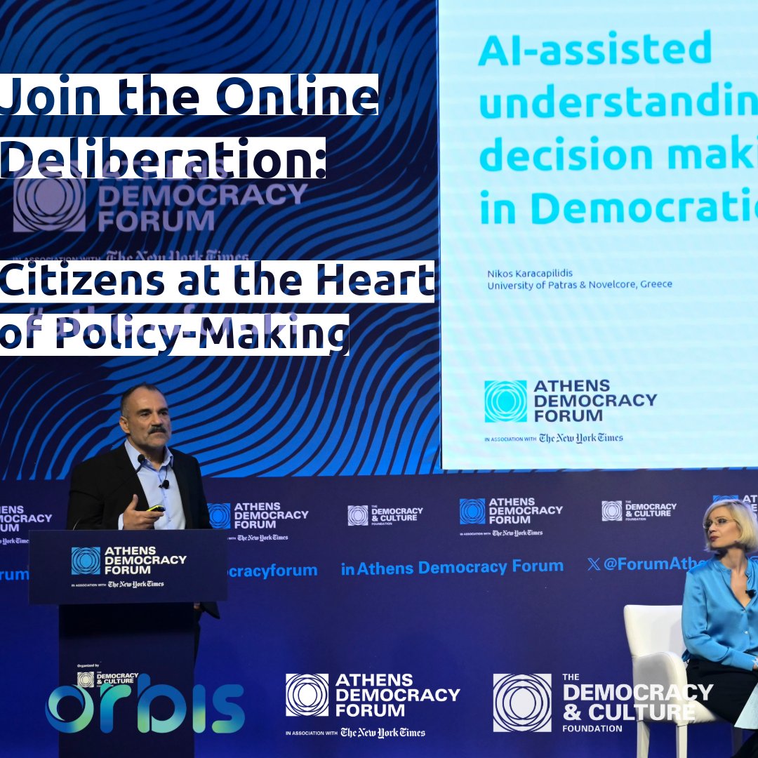 Athens Democracy Forum tweet media