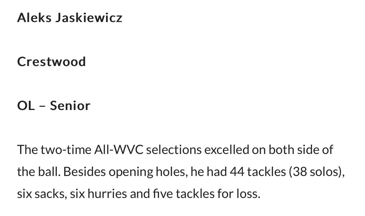 Happy to be apart of the  
Times Leader All-WVC team
<a href="/CometsFootball2/">CometsFootball25</a> <a href="/HagerNation/">Josh Hager</a> <a href="/coachbartelFB/">Ryan Bartel</a> <a href="/Scala39/">Lou Scala</a> <a href="/CoachKerr1/">Ron Kerr</a>