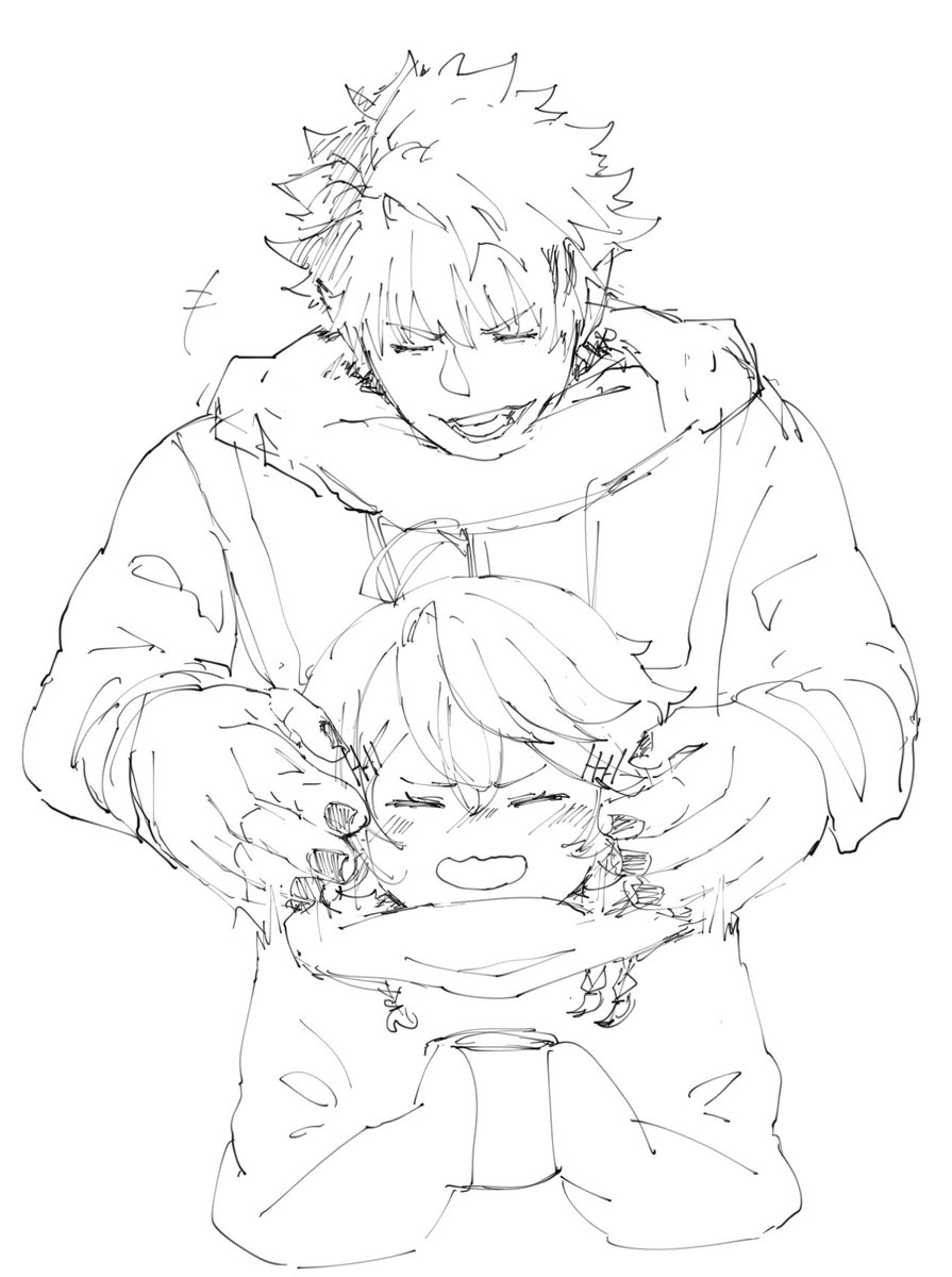 It's freezing outside...🥶
(I'm pretty sure 💢 did it to all the boys but ♾️'s face is the most rubbable🥹👐🏻)