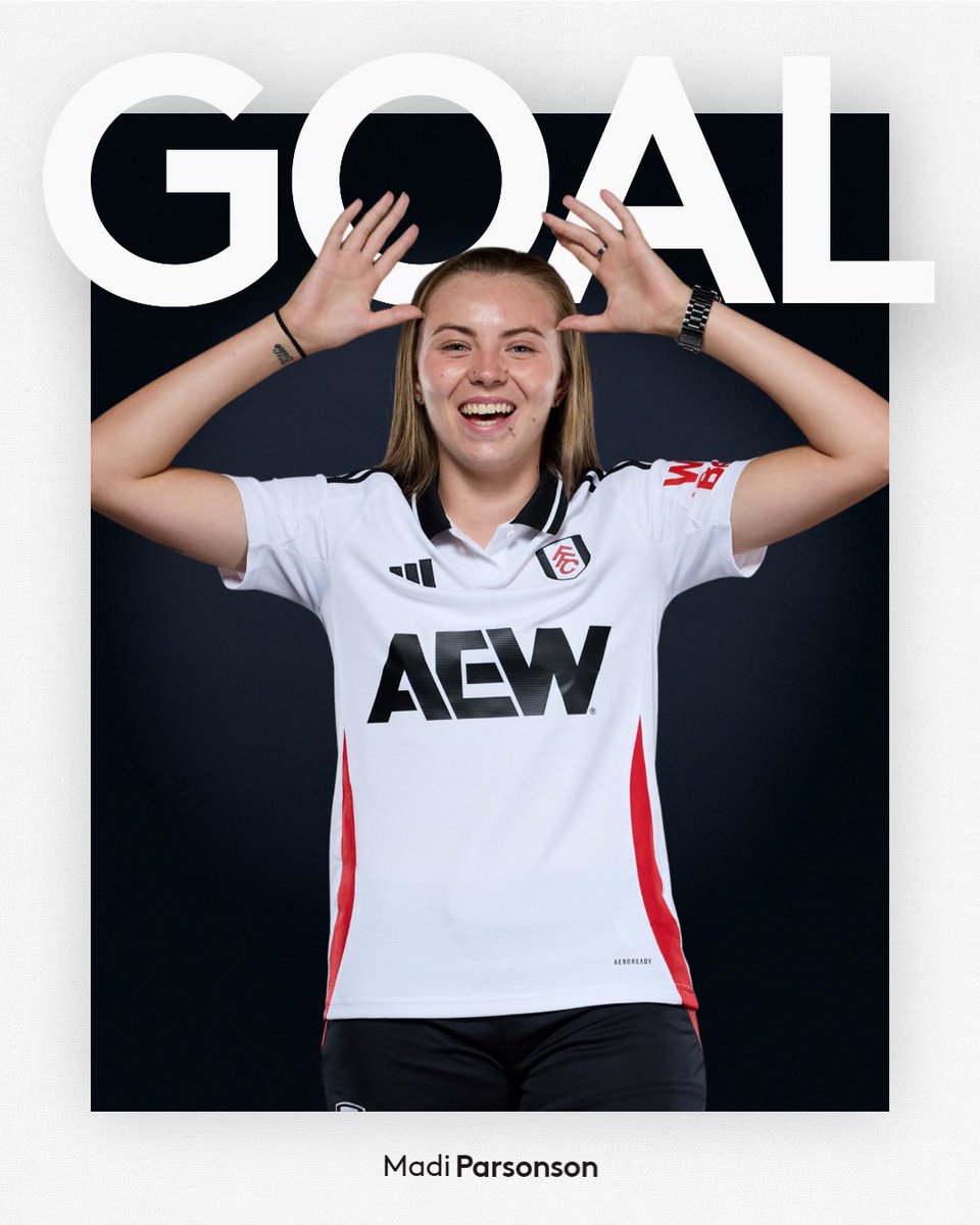 FulhamFCWomen's tweet photo. 80’ GOALLLLLL!!!! A cross from Olds lands in the path of Madi Parsonson who smashes the ball into the back of the net!! 🔥🤩 

🤍 4-0 🔵  |  #FFCW https://t.co/DmPTMeeM1B