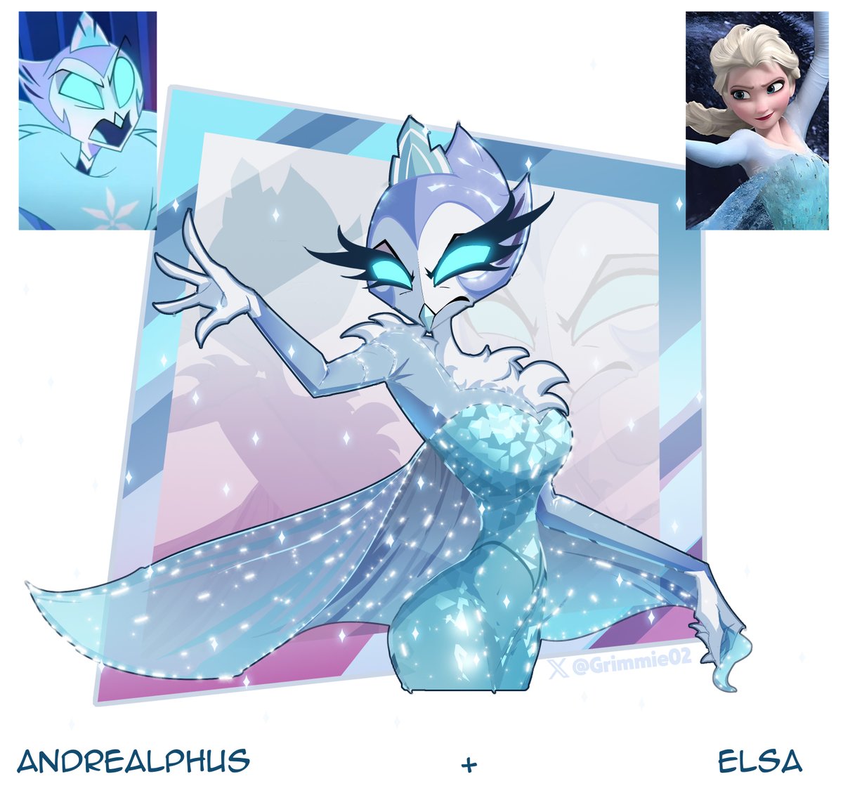 Andrealphus got Elsa power❄️