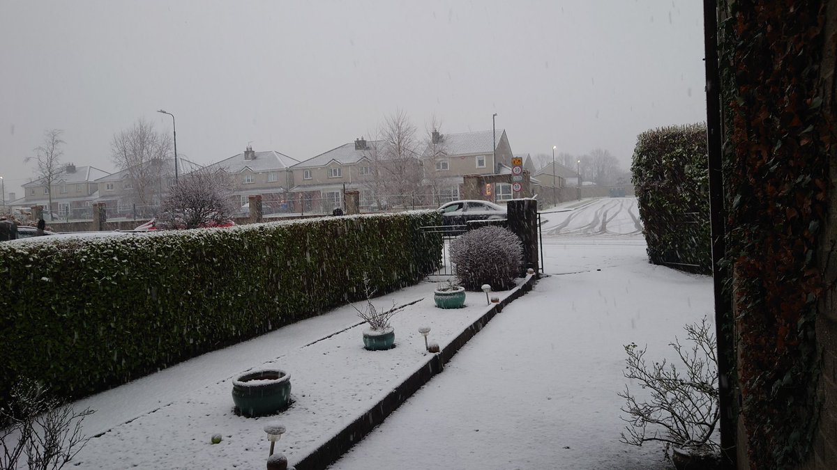 Katzdoyle's tweet photo. #sneachta really snowing in New Ross https://t.co/GfhsgqAd3J