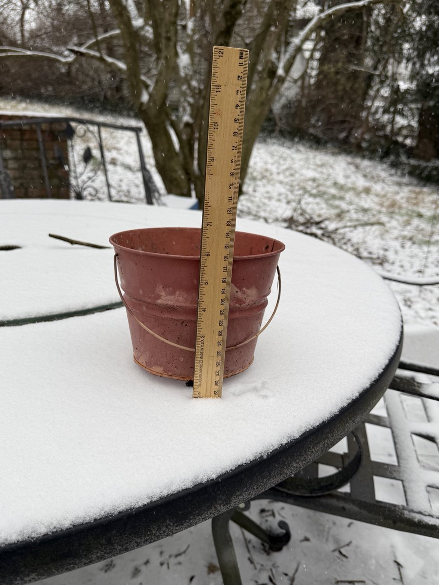 kathy7's tweet photo. @Kentuckyweather Stay tuned. Paris, KY Sunday, 10:23am. Does this storm have a name? It needs a name. #kywx #snow https://t.co/KB9wyB3GYO