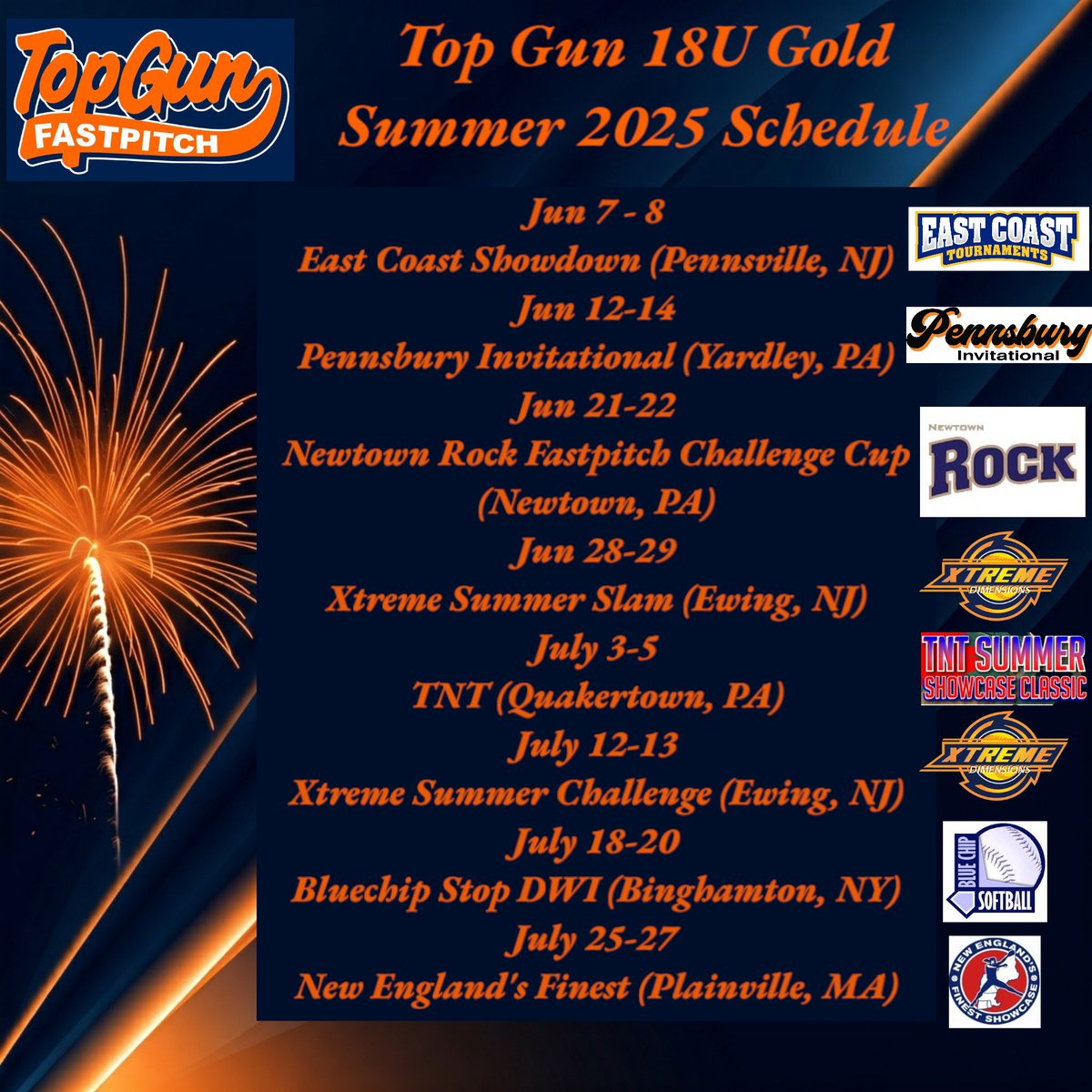 topgunhbnj's tweet image. Mark your calendars! Join Top Gun 18U Gold this summer or catch on GameChanger.  @daniguzzo7 @alyssa_veal @skyecooke2025 @liaflynn00  @GiannaZaliwski @ardenmcd_2027 @ryliecooke2027