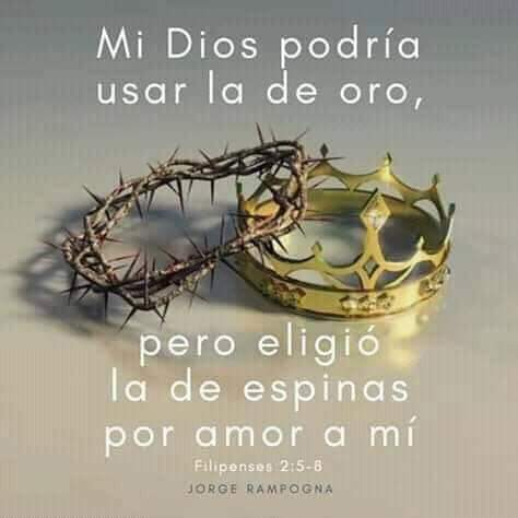 🕊️Nuestro #DIOS y #SEÑOR #JESUCRISTO Renunció a Su 👑Trono y su Corona de Oro👑 y eligió la Corona de Espinas, por AM♥️R a Toda la Humanidad y a Tí !!! 🕊️