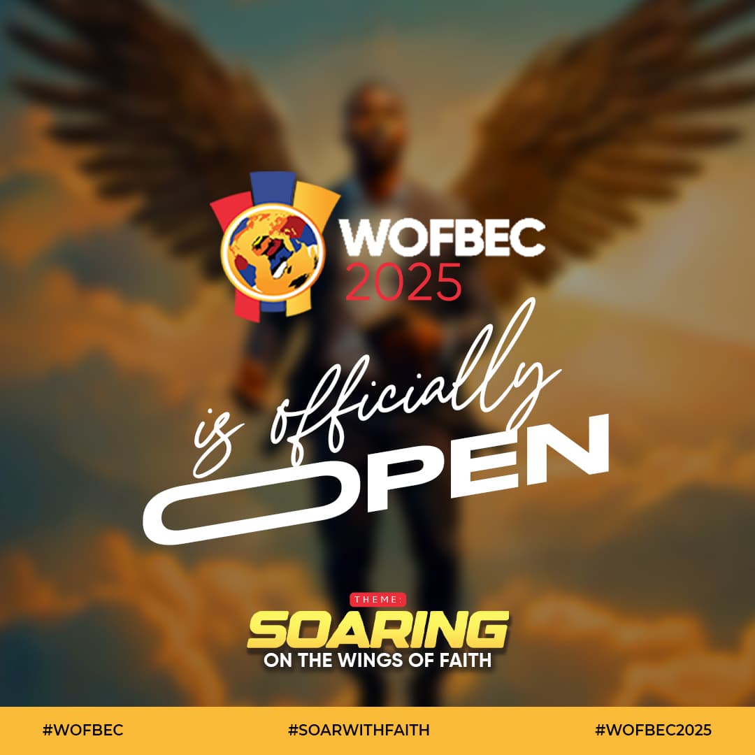 CovenantCCentre's tweet image. Are you excited? Tell us where you are joining online. 

#wofbec 
#WOFBEC2025 
#SoarWithFaith