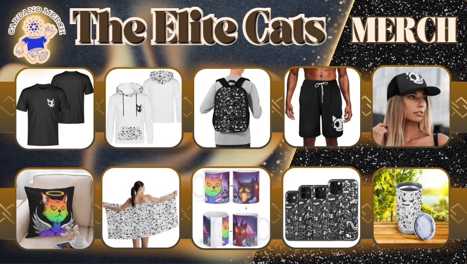 The Elite Cats (@theelitecatsnft) on Twitter photo Surprise! Our merch is ready!!!
Thank you <a href="/cardano_merch/">Cardano Merch</a> 🤝
You can find it here: cardanomerch.biz/shop-the-elite…
🎉Engage for a free product of your choice! Surprise! Our merch is ready!!!
Thank you <a href="/cardano_merch/">Cardano Merch</a> 🤝
You can find it here: cardanomerch.biz/shop-the-elite…
🎉Engage for a free product of your choice!