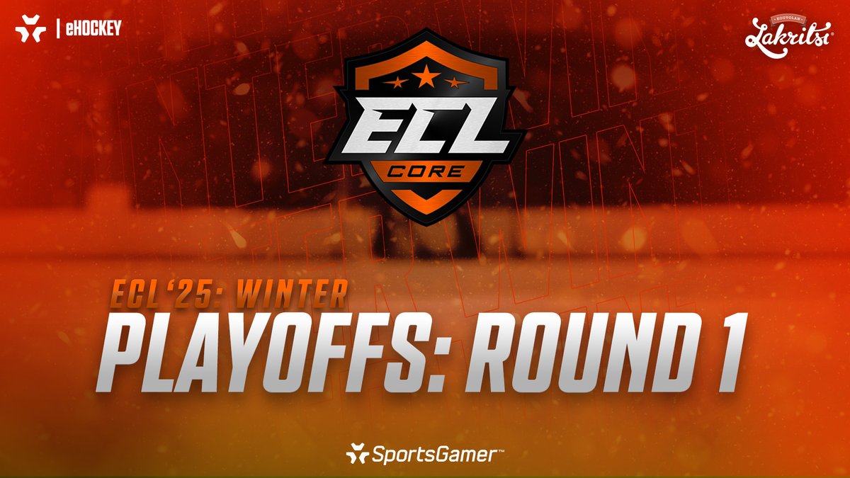 🔥 The #ECL25Winter Core Playoffs are underway! 🔥

Round 1 is packed with action as teams battle for a shot at the championship. 🏒 Who will rise to the occasion? 💪

📰 Dive into our full Round 1 Preview:
👉 sportsgamer.gg/community/news…

#eHockey | #NHL25 | #KouvolanLakritsi