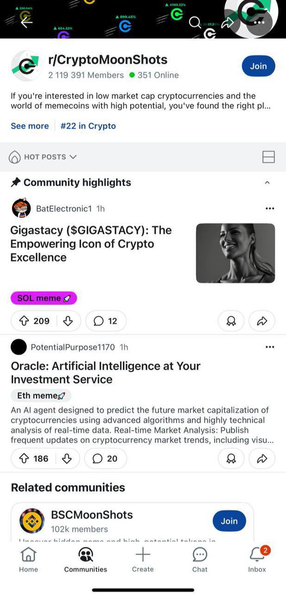 GigaStacySol's tweet photo. $GIGASTACY is top 1 on Reddit CMS🔥

https://t.co/YGDIB2vlxp https://t.co/Yr9WwwiTxa